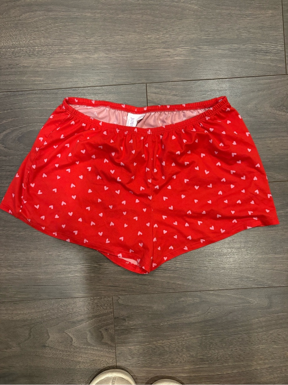 Unlisted Red Heart Print Sleep Shorts